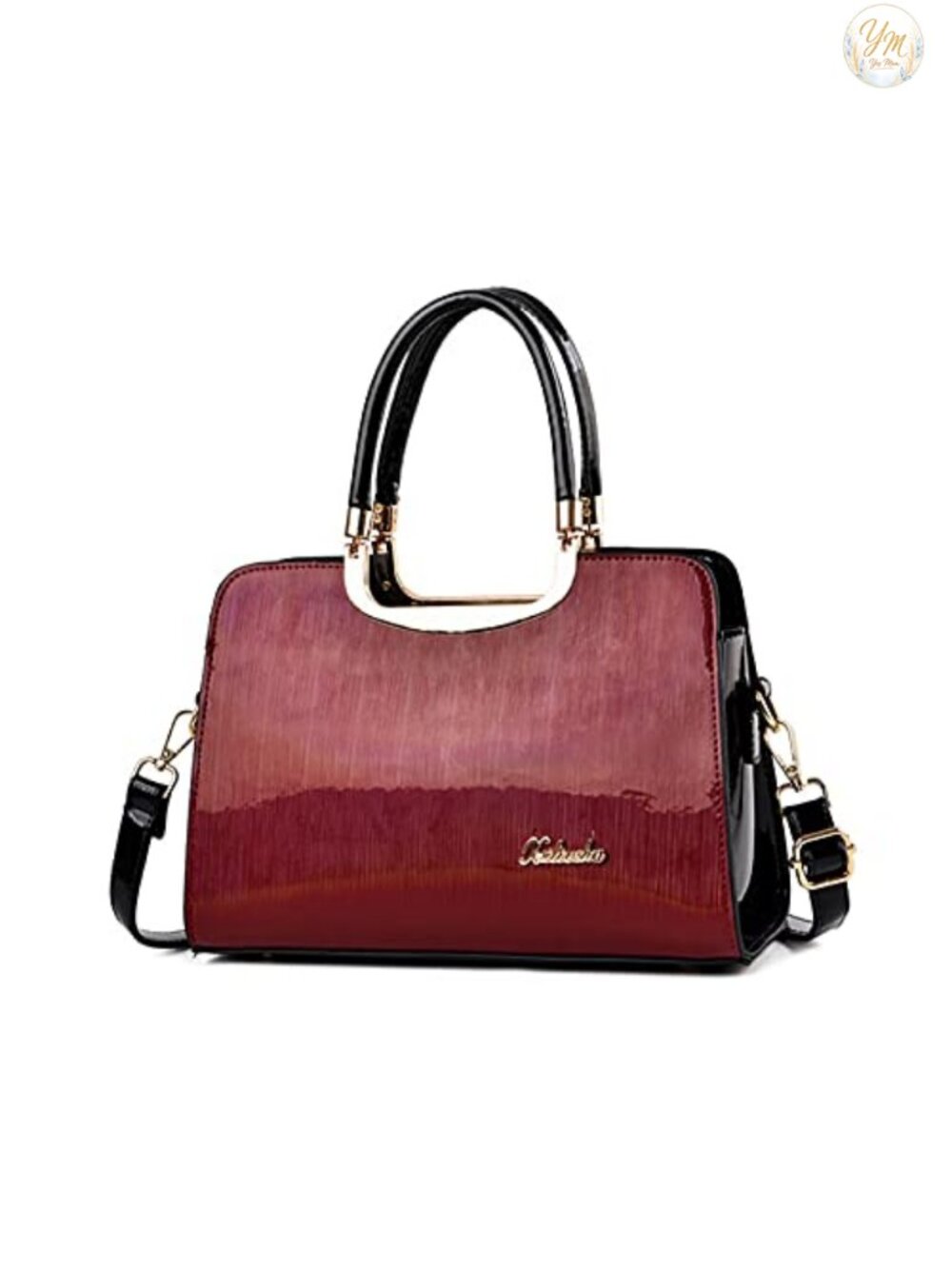 PU Leather Satchel Tote - Large, Multi-Function Top Handle Shoulder Bag